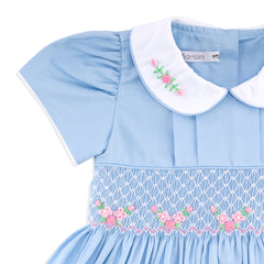 Blue and white Girls Dress