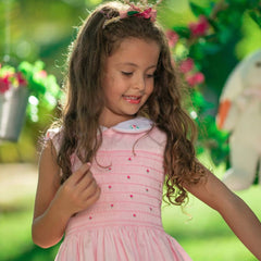 Pink Sleevless Girls Dress