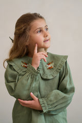 Olive blossom linen set