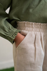 Olive blossom linen set